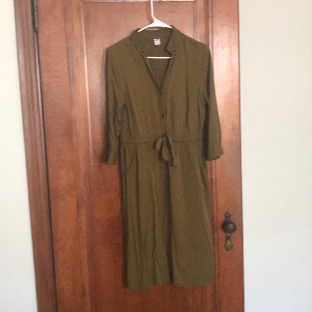 Button down shirt dress